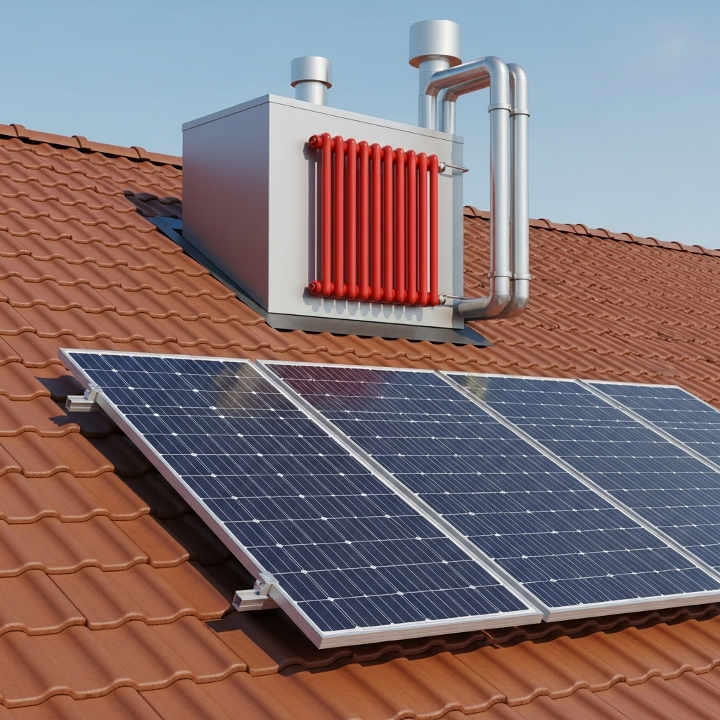 Système solaire combiné Monocristallin